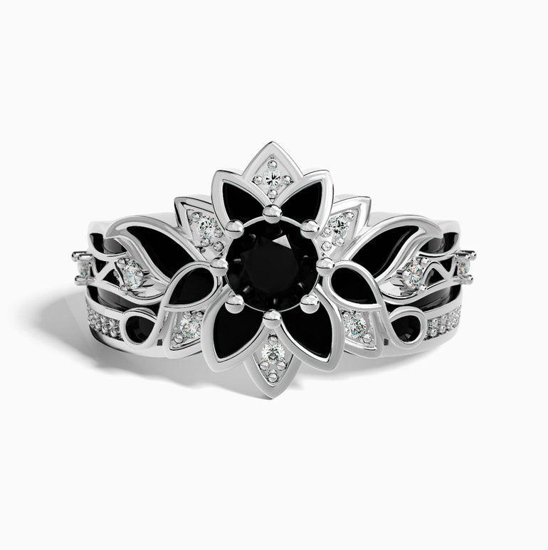 Garden Orchestra Ring - Blackonyx & Black - Serene Western