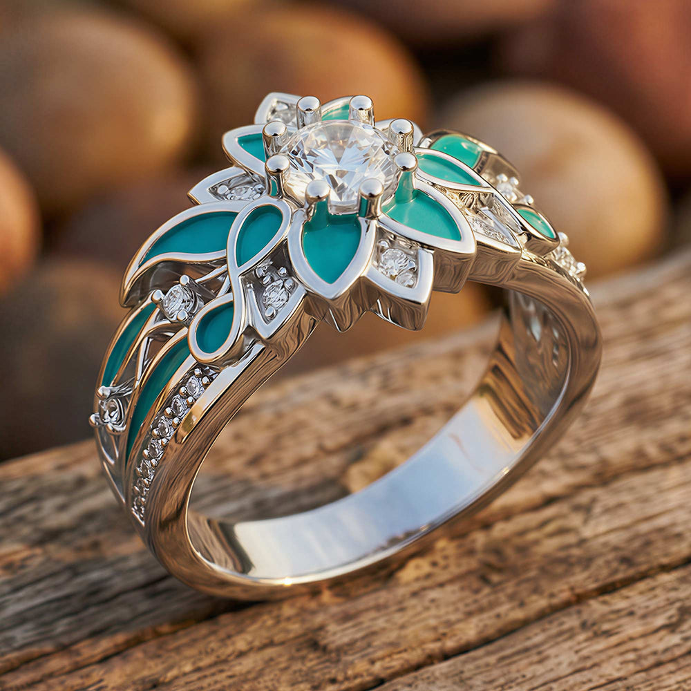 Garden Orchestra Ring - Moissanite - Serene Western