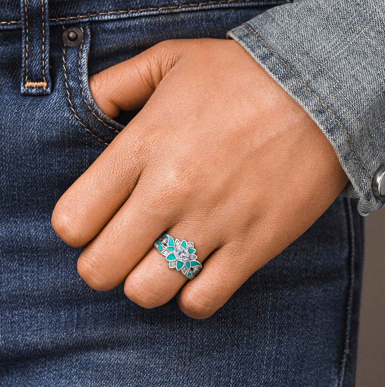 Garden Orchestra Ring - Moissanite - Serene Western