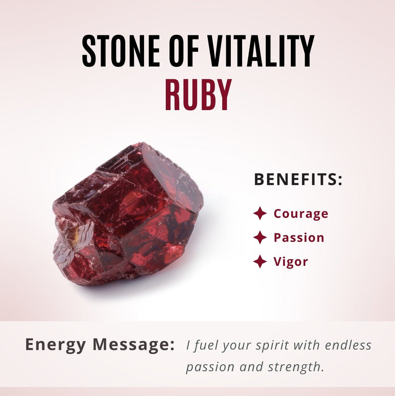 Garden Orchestra Ring - Ruby & Red - Serene Western