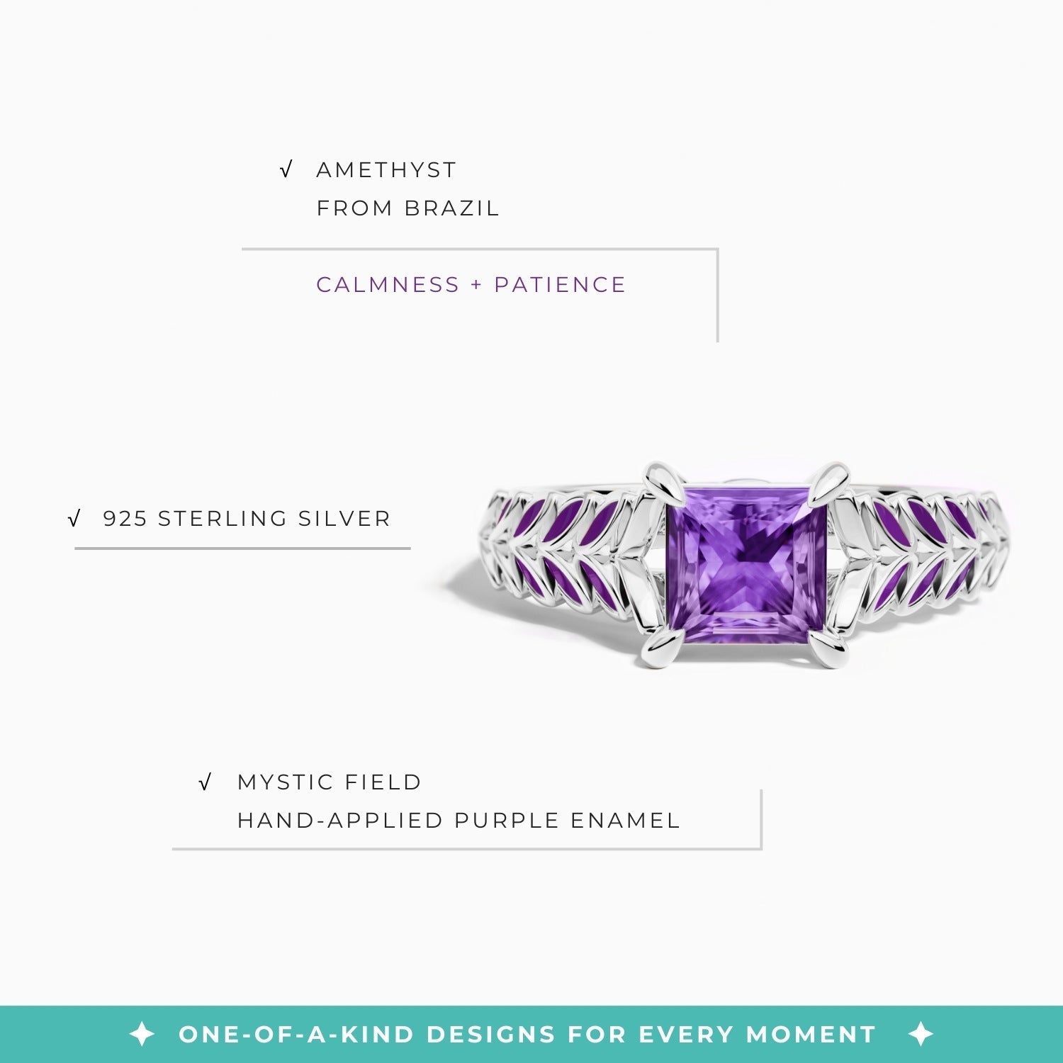 Golden Harvest Ring - Amethyst - Serene Western