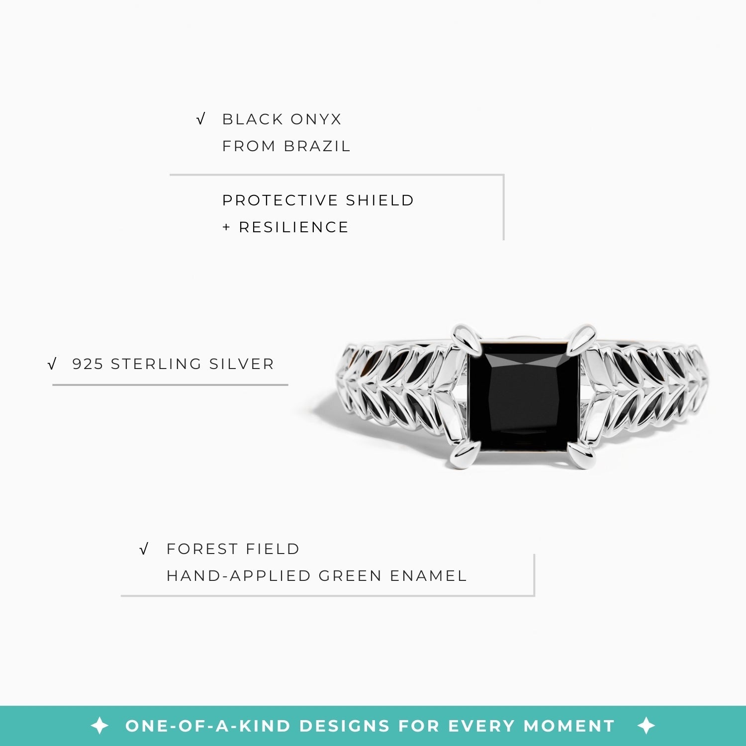 Golden Harvest Ring - Black Onyx - Serene Western