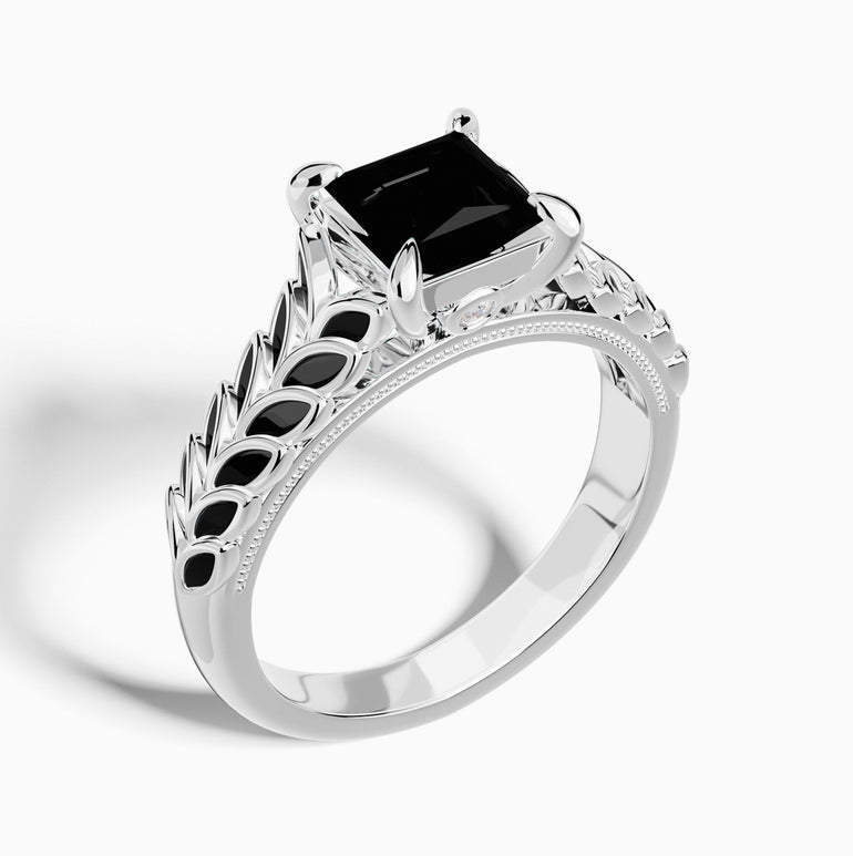 Golden Harvest Ring - Black Onyx - Serene Western