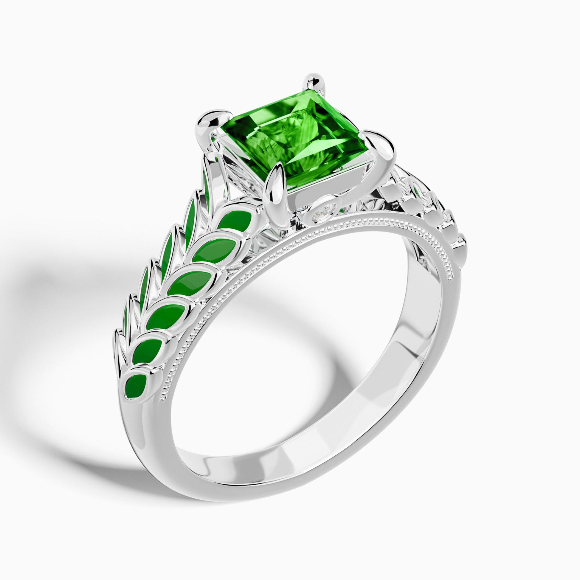 Golden Harvest Ring - Emerald - Serene Western