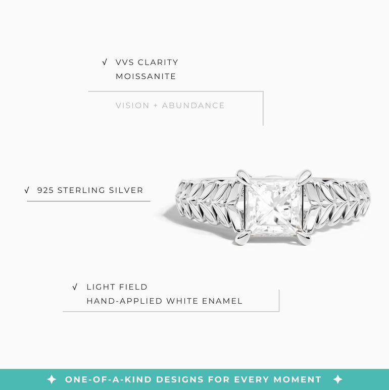 Golden Harvest Ring - Moissanite - Serene Western