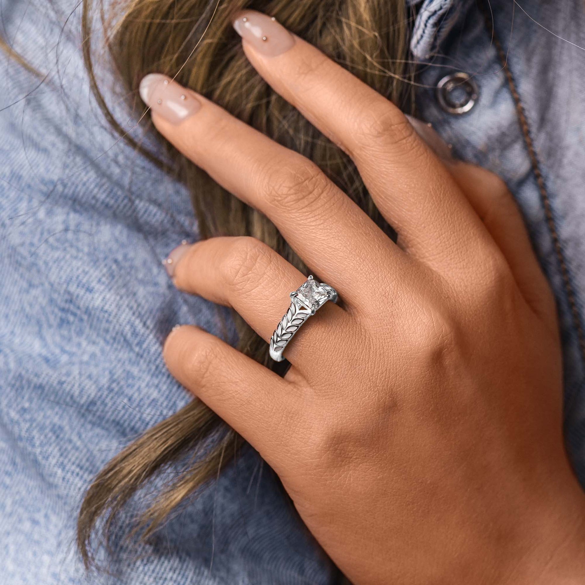 Golden Harvest Ring - Moissanite - Serene Western