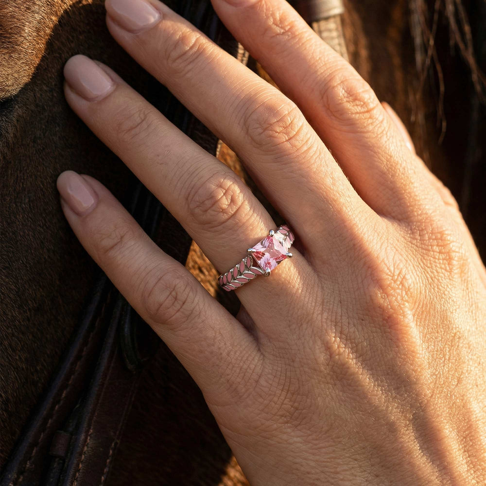 Golden Harvest Ring - Rose Quartz - Serene Western