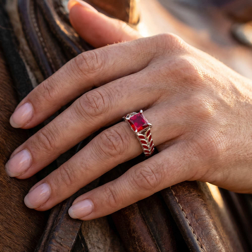 Golden Harvest Ring - Ruby - Serene Western