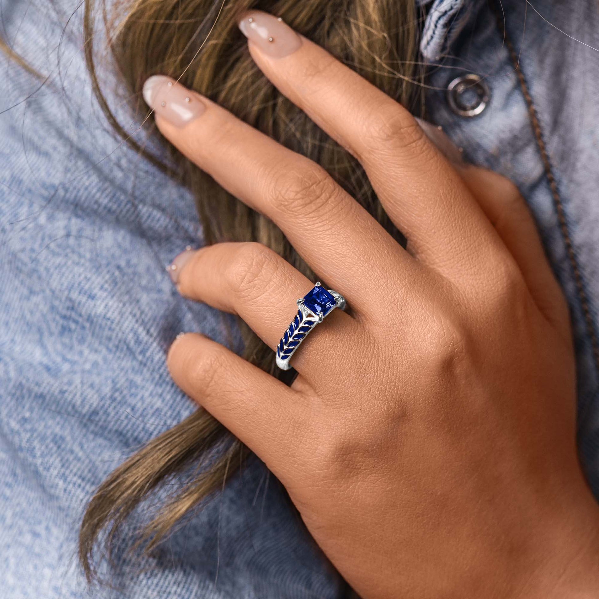 Golden Harvest Ring - Sapphire - Serene Western