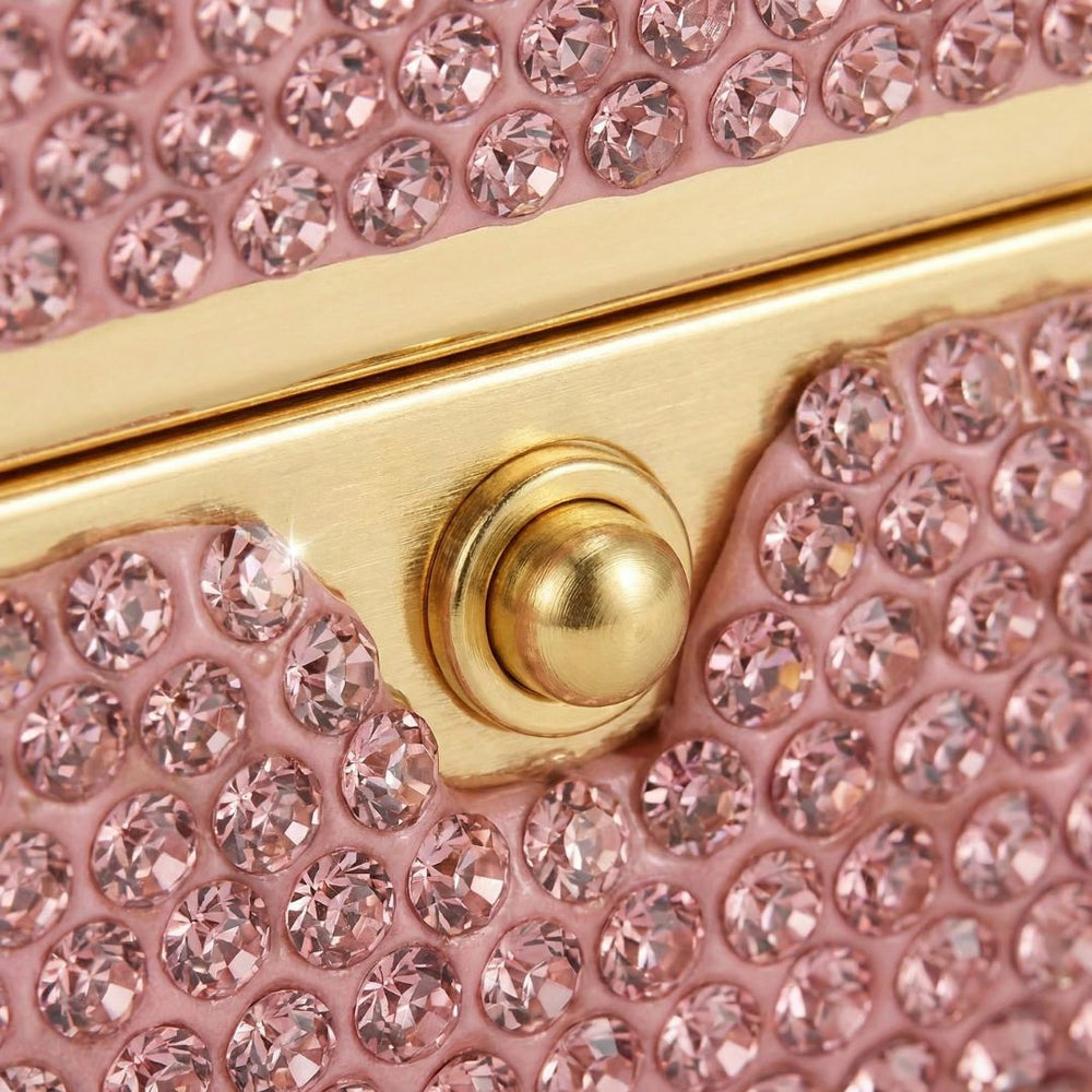 Gorgeous Pink Crystal Ring Box - Serene Western