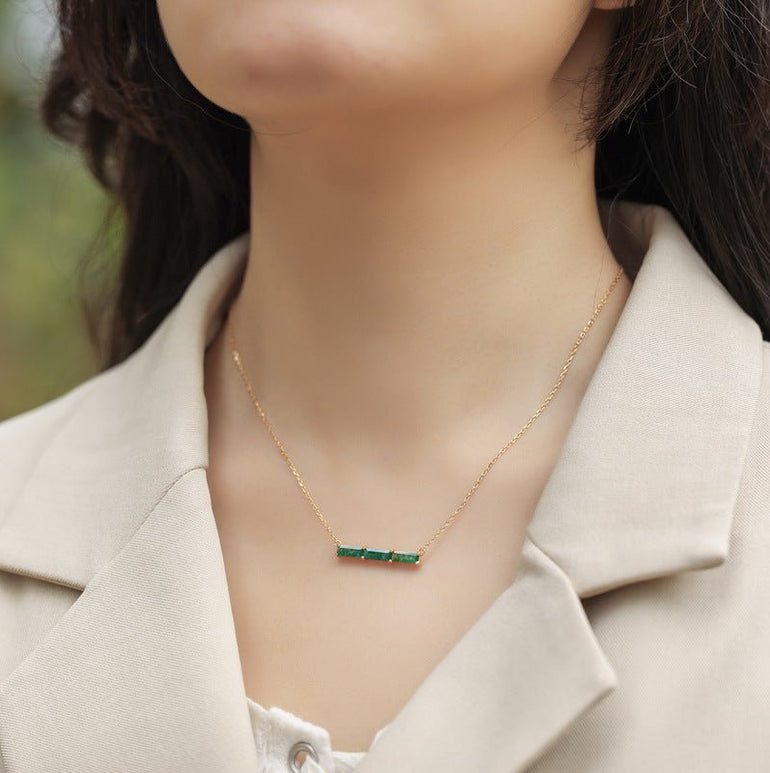 Green Muse Necklace - Serene Western