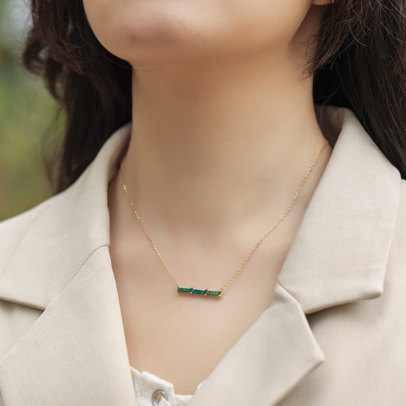 Green Muse Necklace - Serene Western