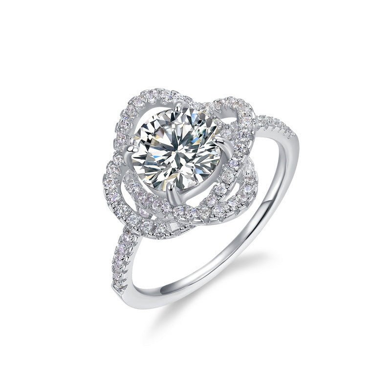 Heart Bloom Ring - Moissanite - Serene Western