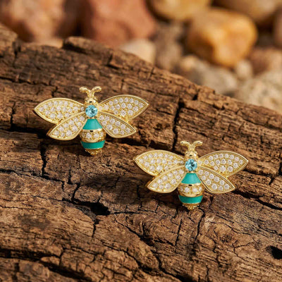 Sierra Geometrisk Ring - Turkos