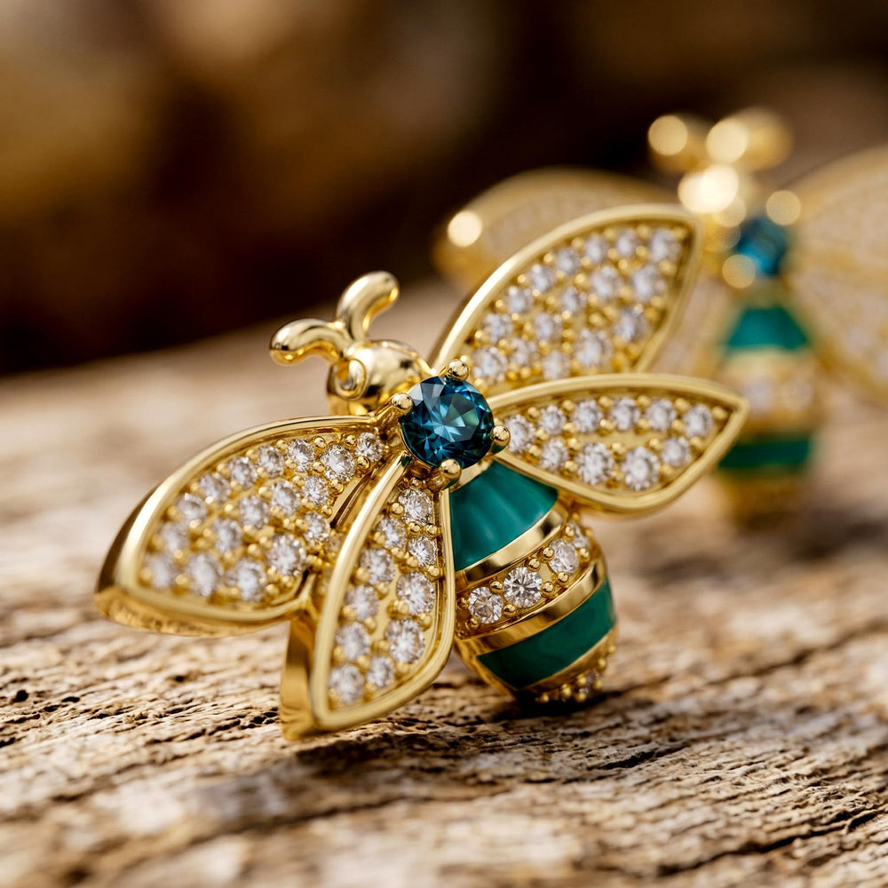 Hive Echo Earrings - Aquamarine - Serene Western