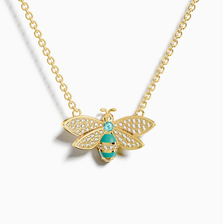 Hive Echo Necklace - Aquamarine - Serene Western