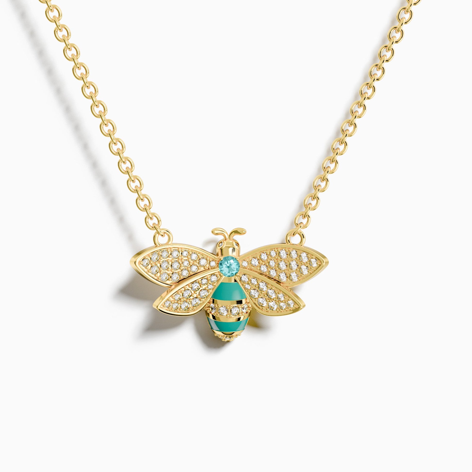 Hive Echo Necklace - Aquamarine - Serene Western