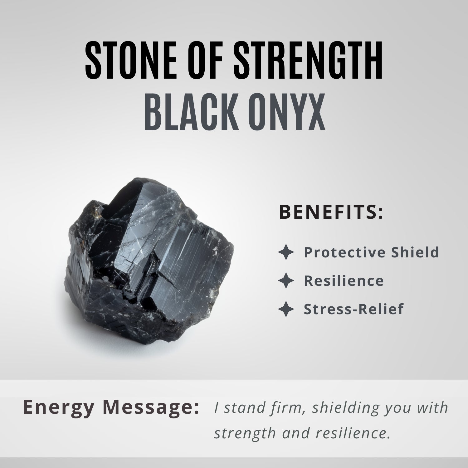 Holy Prayer Ring - Black Onyx - Serene Western