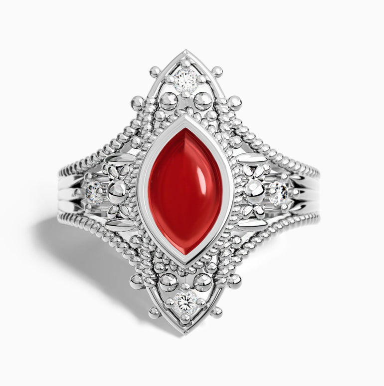 Holy Prayer Ring - Ruby - Serene Western