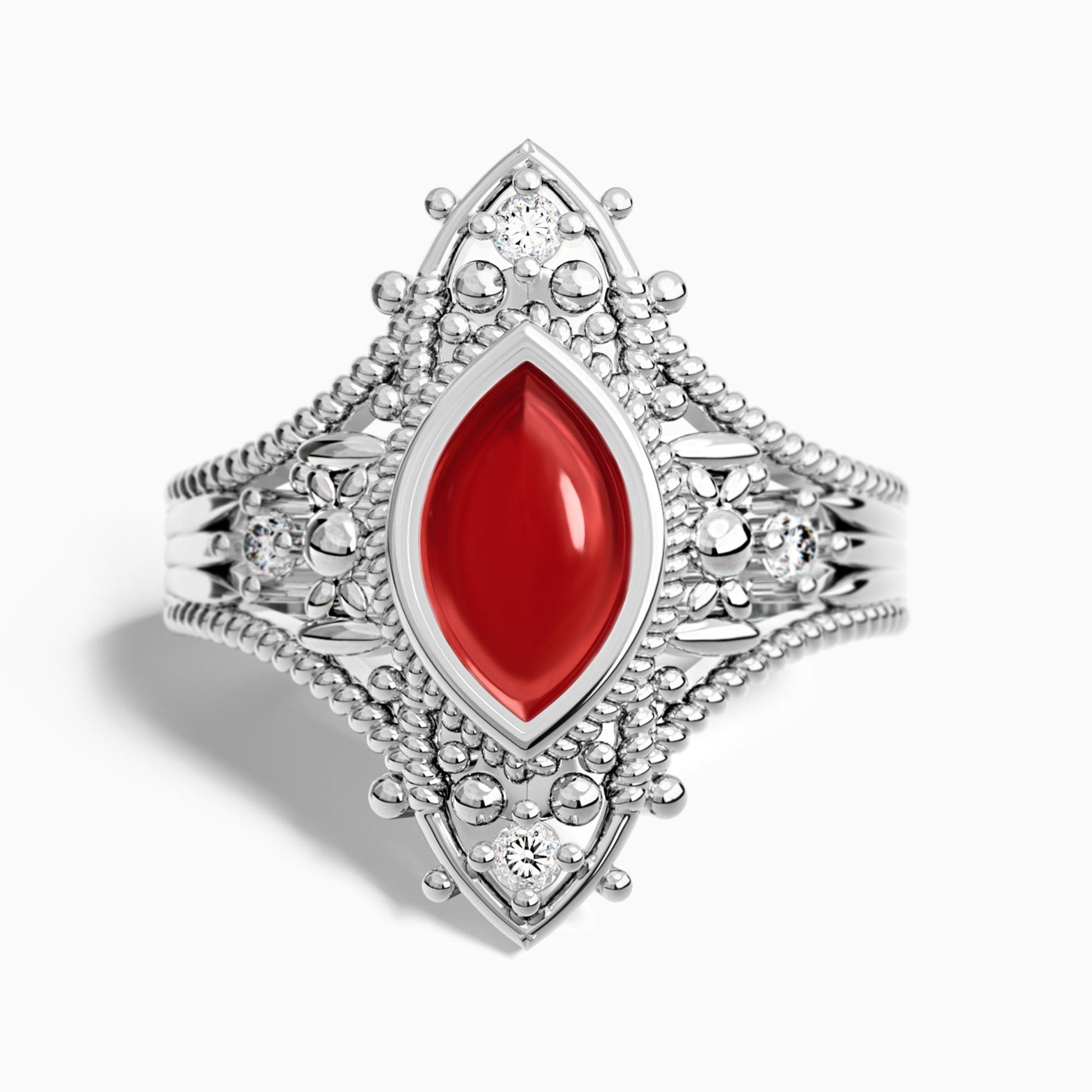 Holy Prayer Ring - Ruby - Serene Western