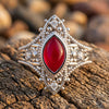 Holy Prayer Ring - Ruby