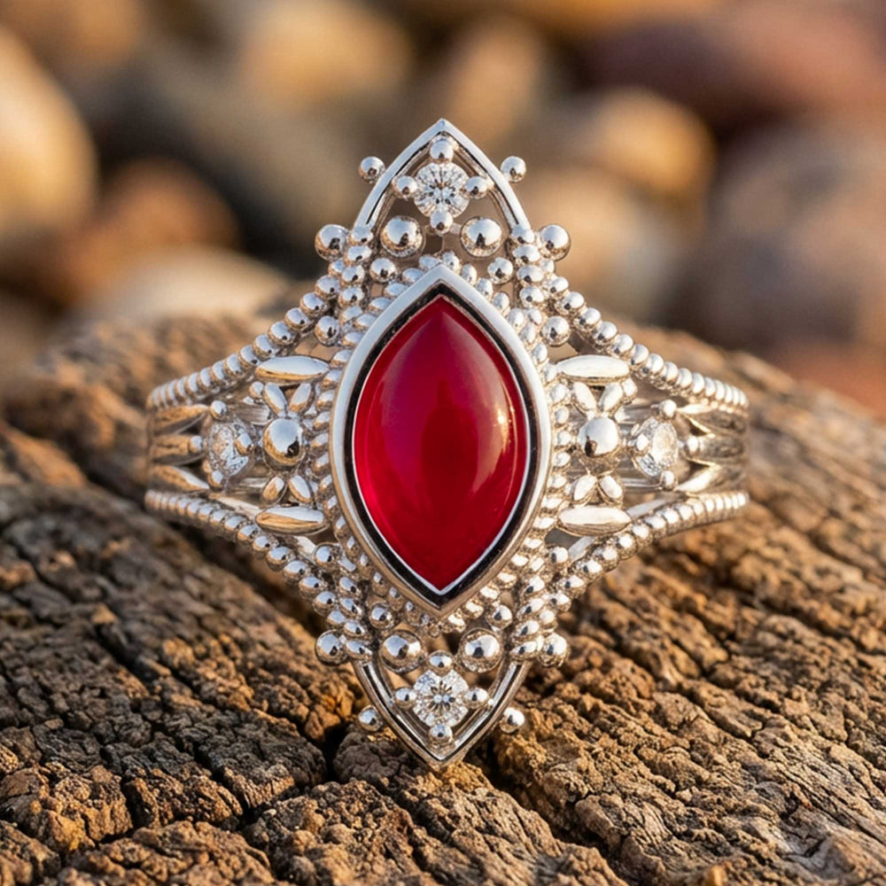 Holy Prayer Ring - Ruby - Serene Western
