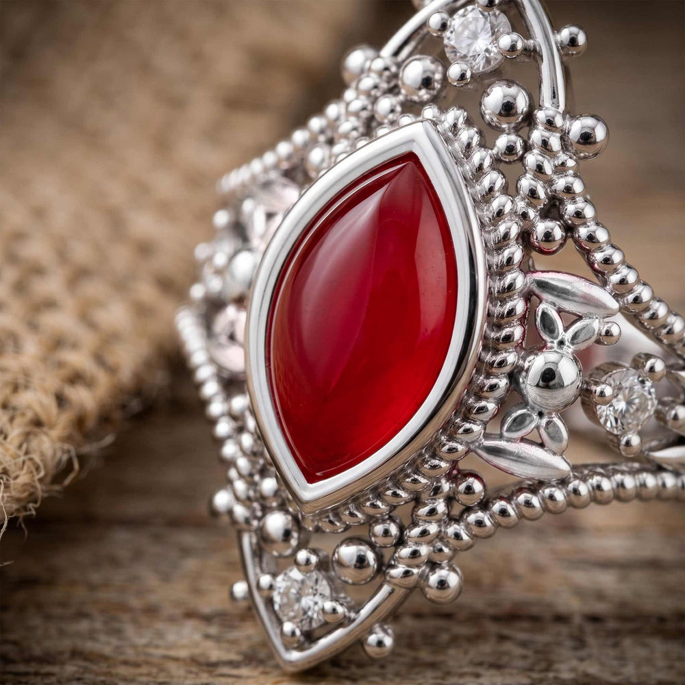 Holy Prayer Ring - Ruby - Serene Western
