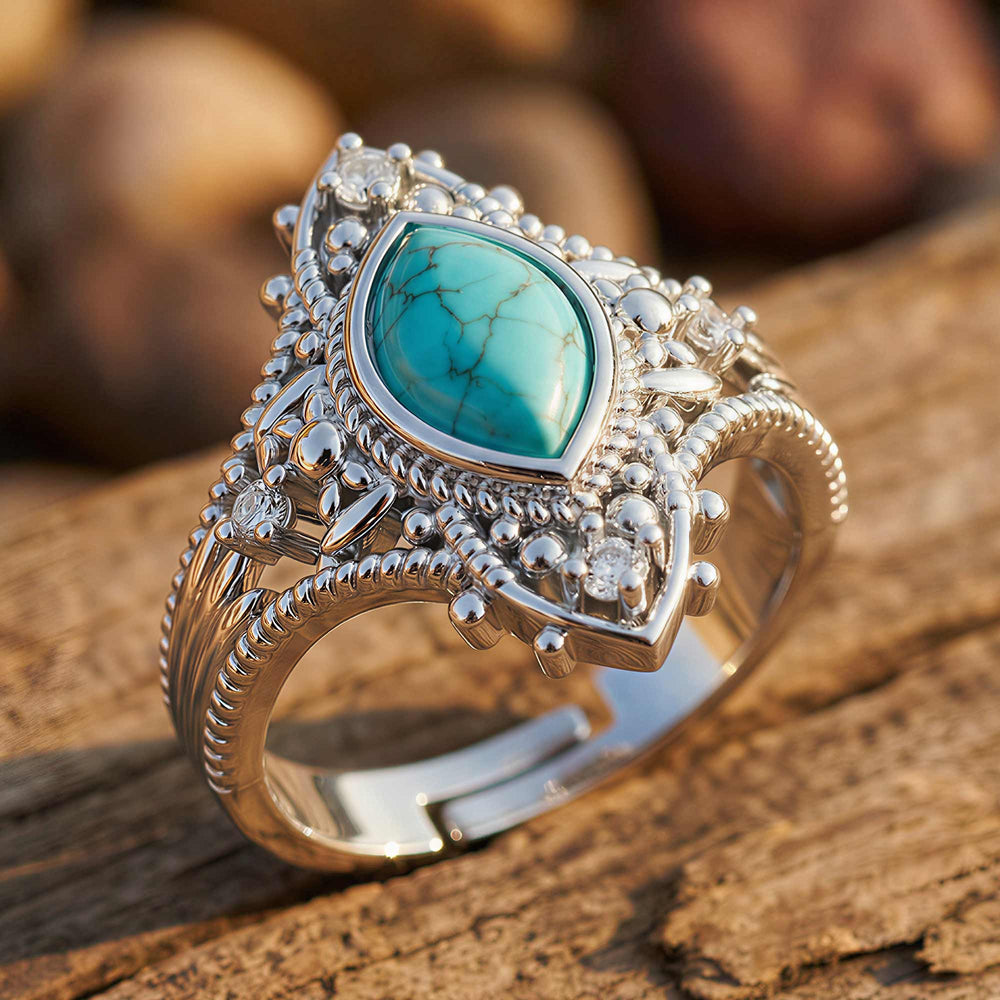 Holy Prayer Ring - Turquoise - Serene Western