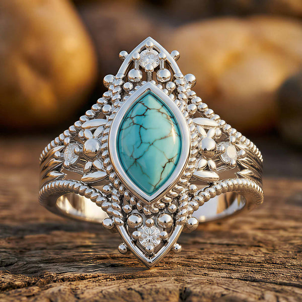 Holy Prayer Ring - Turquoise