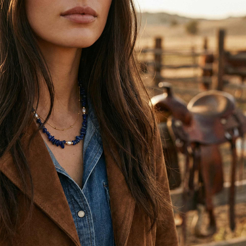 Indigo Realm Necklace - Serene Western