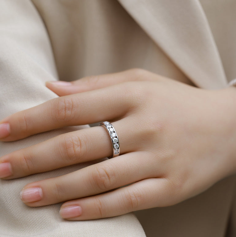 Infinity Glow Ring - Moissanite - Serene Western