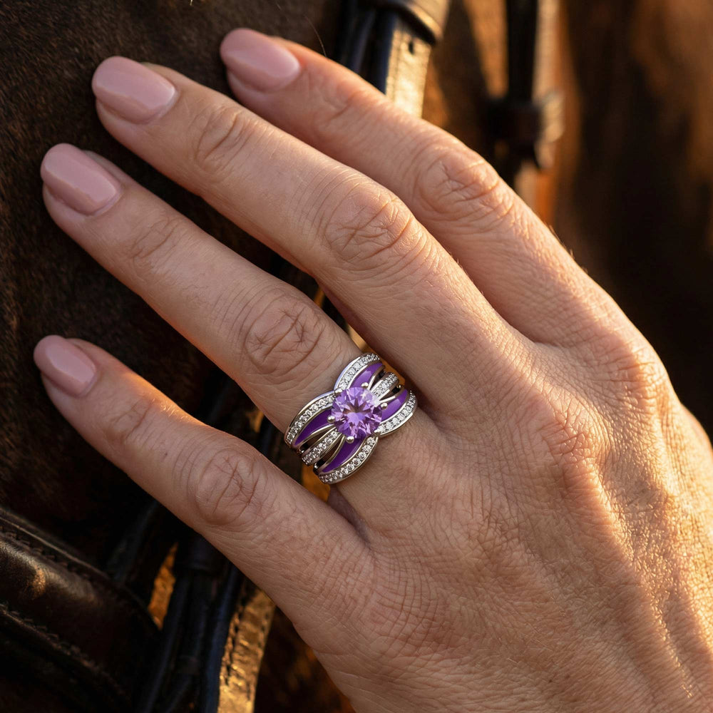 Intersect Radiance Ring - Amethyst - Serene Western