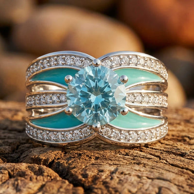 Intersektion Radiance Ring - Akvamarin