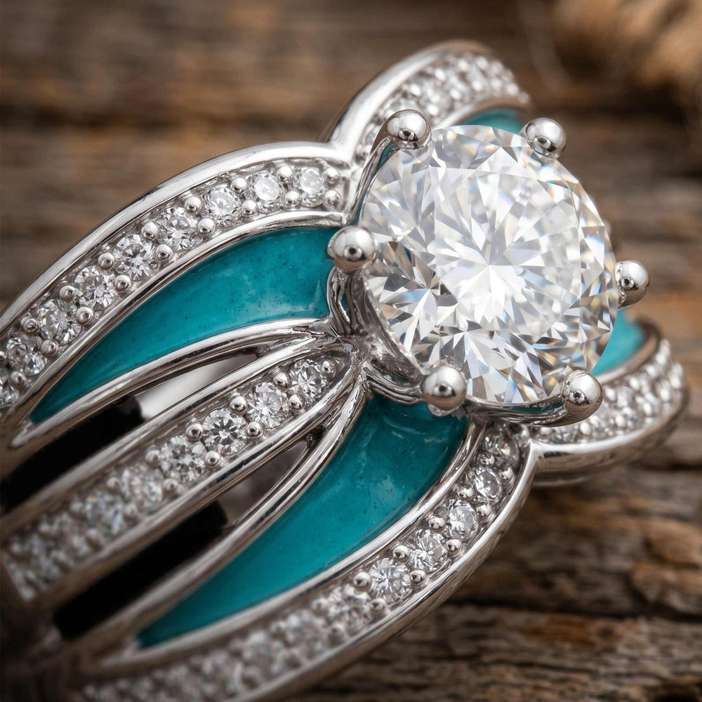 Intersect Radiance Ring - Moissanite - Serene Western