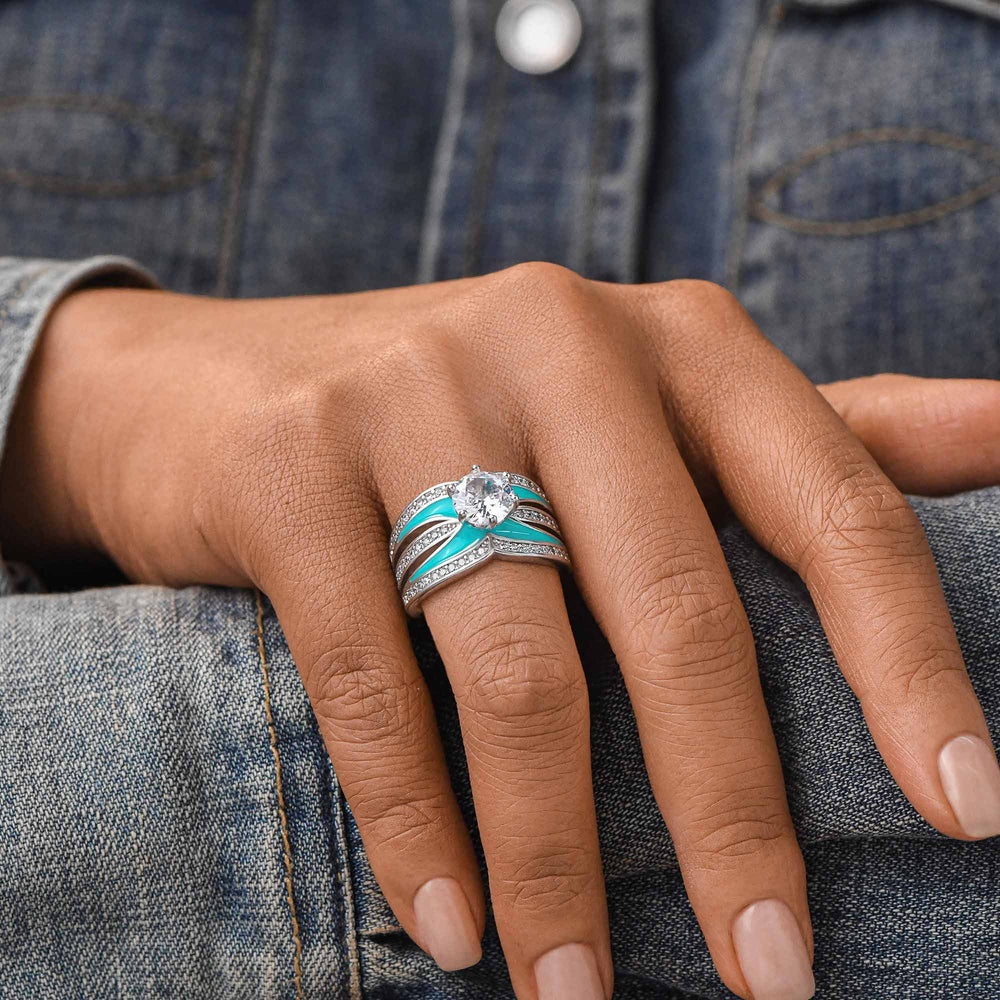 Intersect Radiance Ring - Moissanite - Serene Western