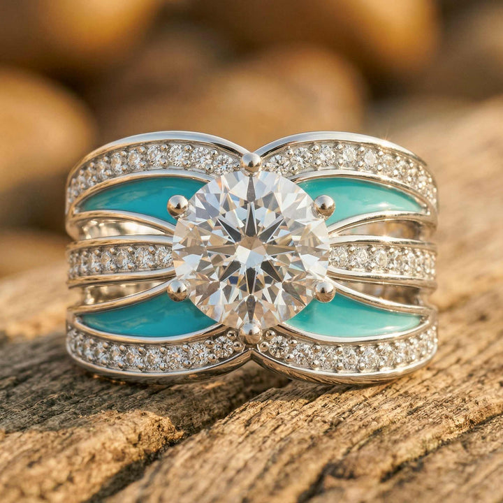 Intersect Radiance Ring - Moissanite - Serene Western