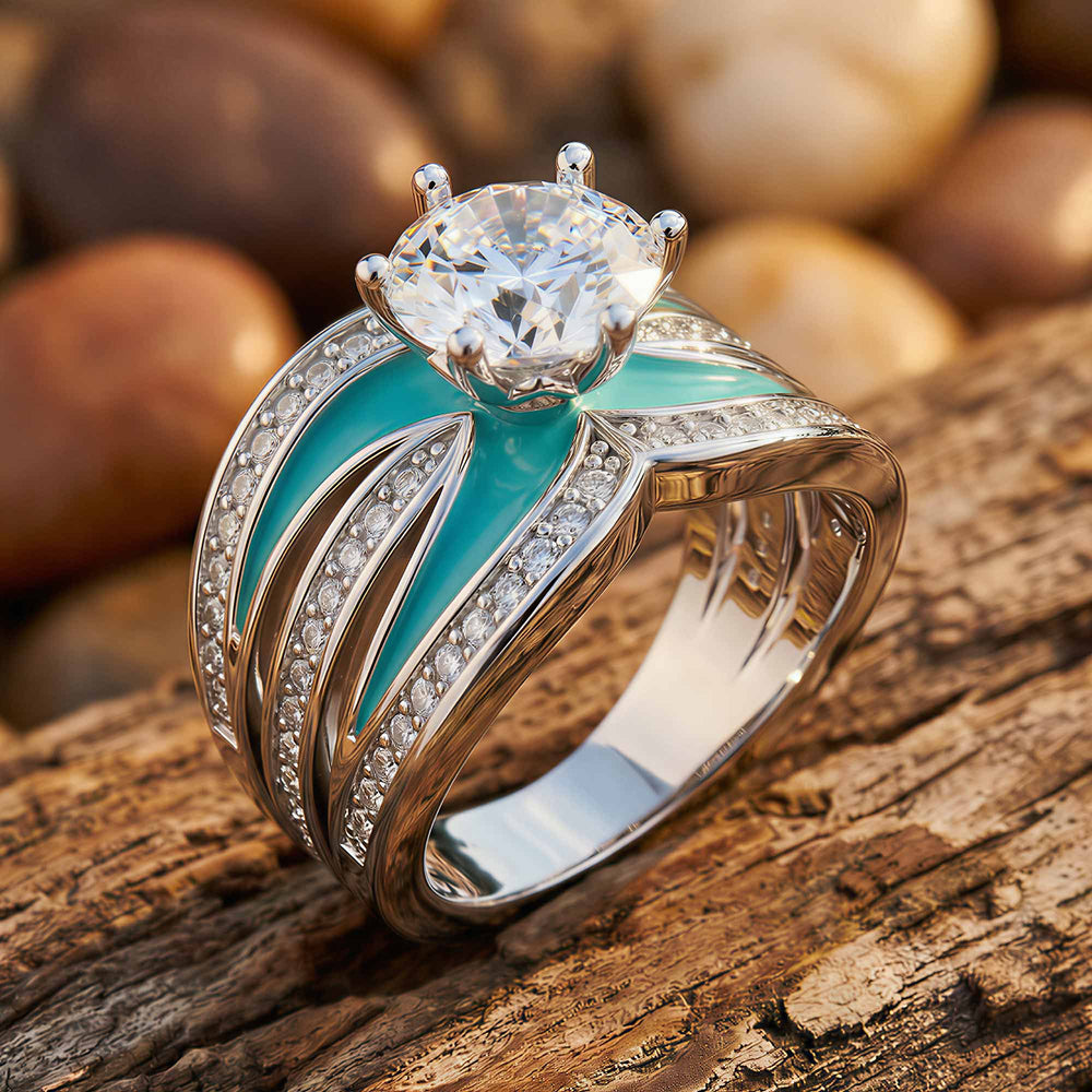 Intersect Radiance Ring - Moissanite - Serene Western