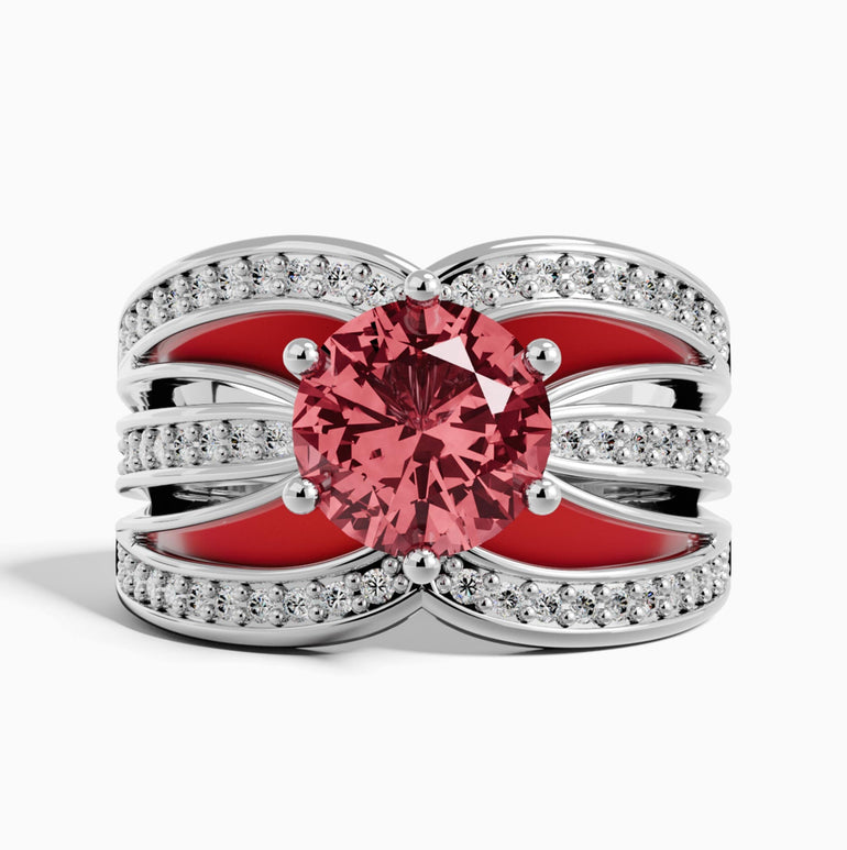 Intersect Radiance Ring - Ruby - Serene Western