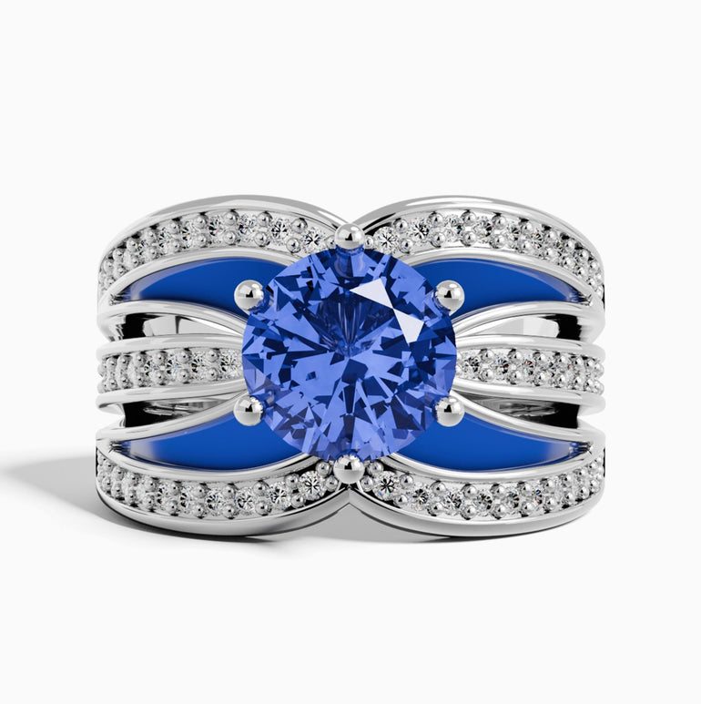 Intersect Radiance Ring - Sapphire - Serene Western