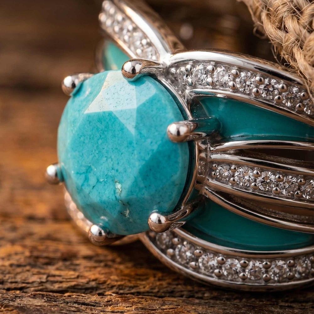 Intersect Radiance Ring - Turquoise - Serene Western