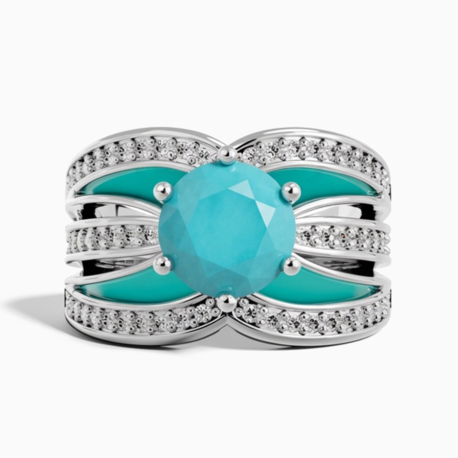 Intersect Radiance Ring - Turquoise - Serene Western