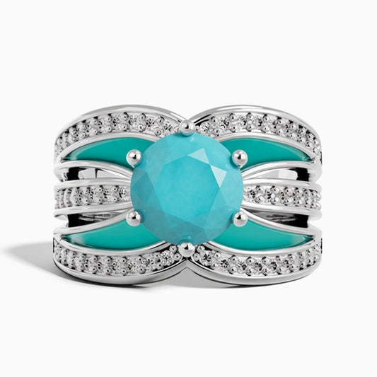 Intersect Radiance Ring - Turquoise - Serene Western
