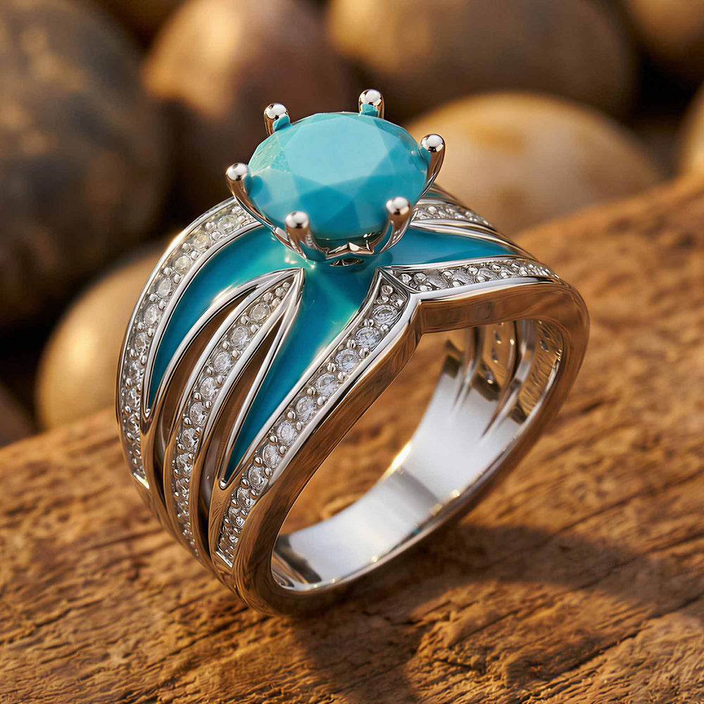 Intersect Radiance Ring - Turquoise - Serene Western