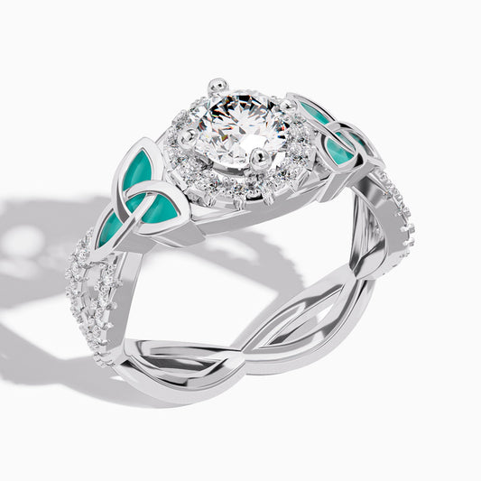 Interwoven Lucky Leaf Ring - Serene Western