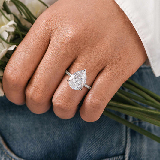Ivory Serenity Ring - Moissanite - Serene Western