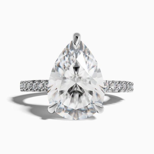 Ivory Serenity Ring - Moissanite - Serene Western