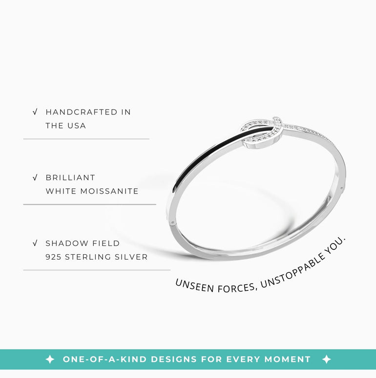 Knotted Power Bracelet - Black - Serene Western