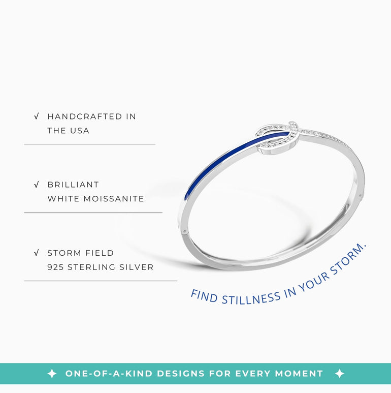 Knotted Power Bracelet - Blue - Serene Western