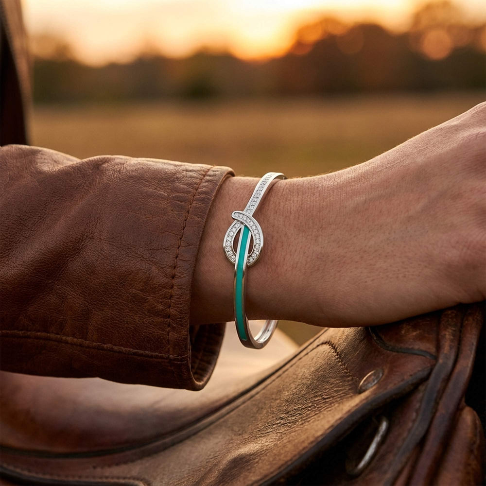 Knotted Power Bracelet - Moissanite - Serene Western