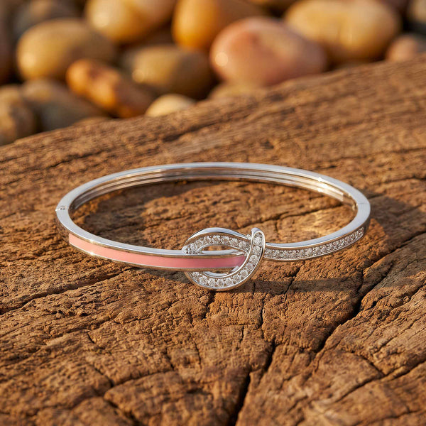 Knotted Power Bracelet - Pink